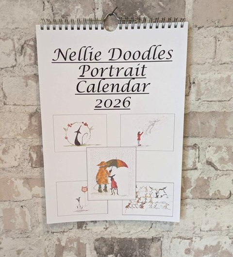 Nellie's Portrait Calendar 2026 *Pre Order*