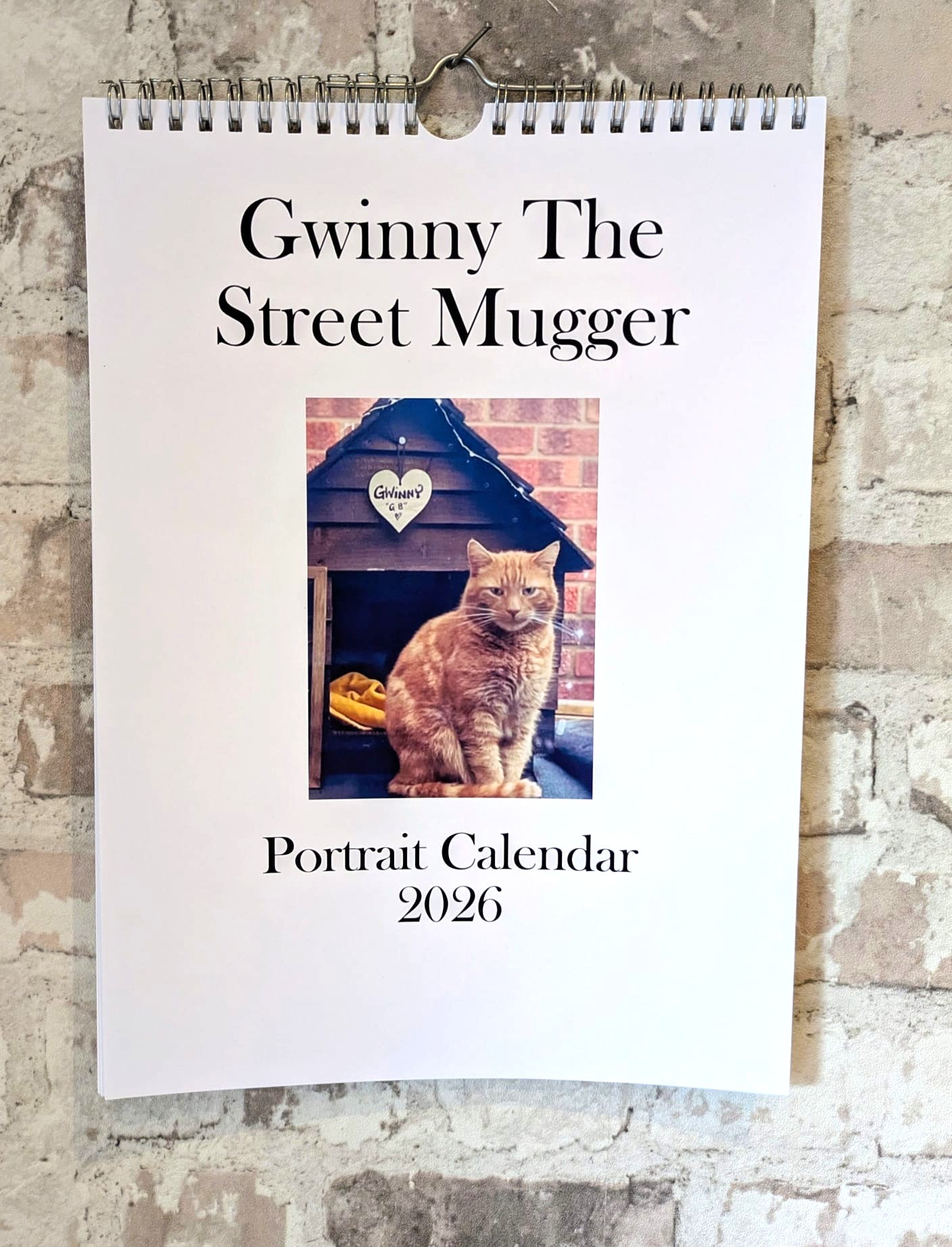 Gwinny's Portrait Calendar 2026 *Pre Order*