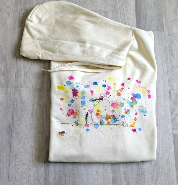 Nellie's 'Calm With a Splash of Colour' Hoodie