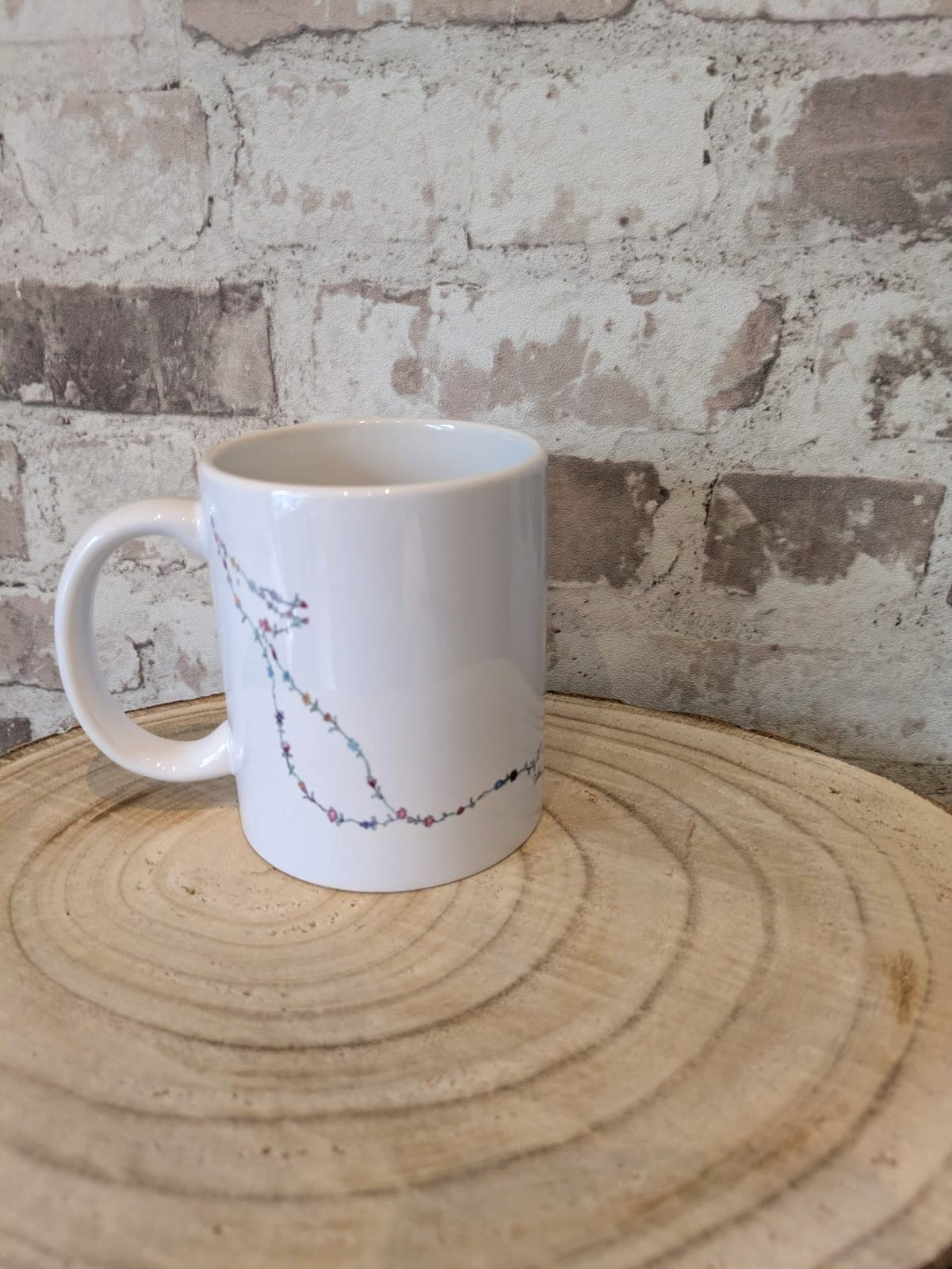 Nellie's 'Hound of Flowers' Mug with Free Coaster