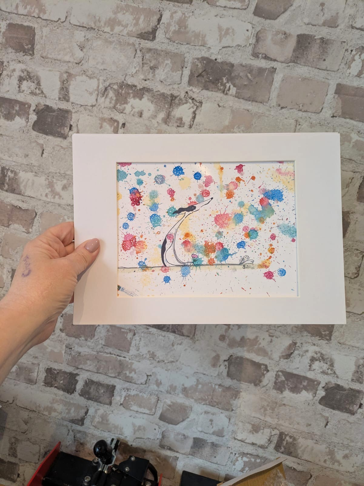 Nellie's 'Calm with a Splash of Colour' Print