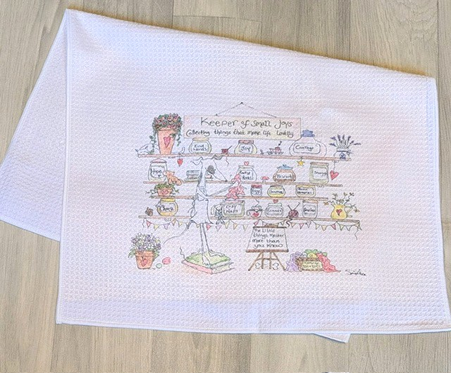 Nellie's 'Keeper of Small Joys' Tea Towels