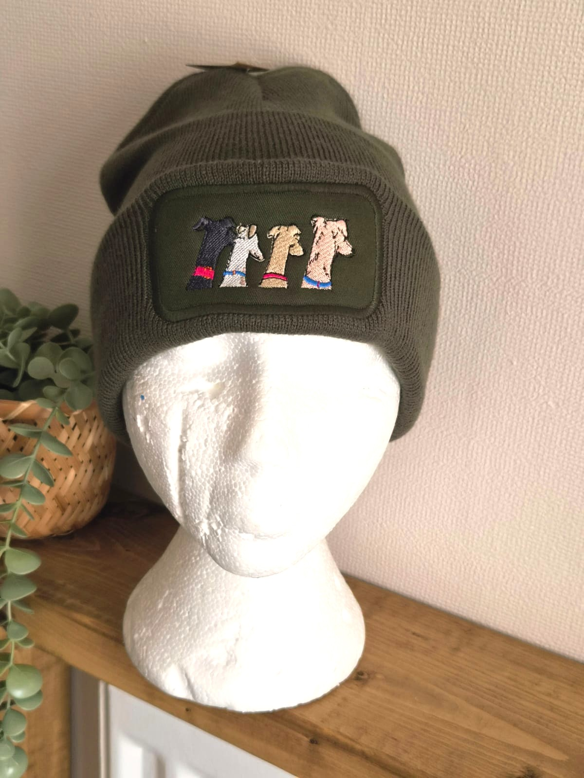 Jane Wrens '4 Hounds' Embroidered Hats