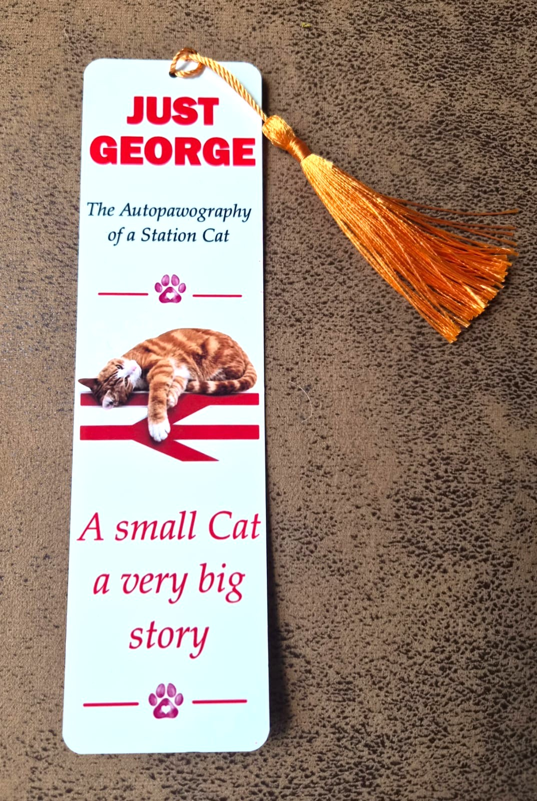 George's Purrrfect Bookmark