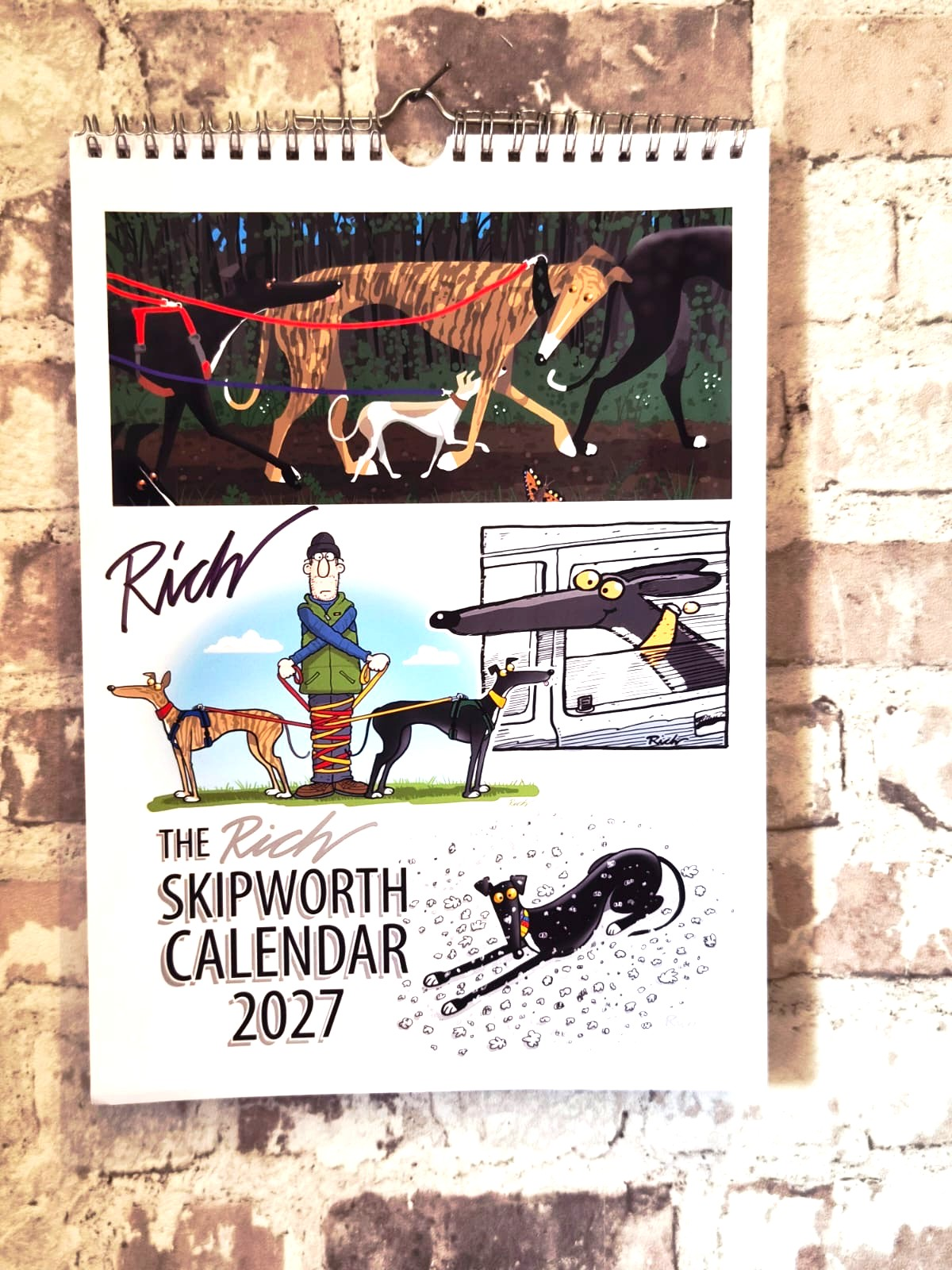 Richard's HRH A4 Signed Calendar 2027